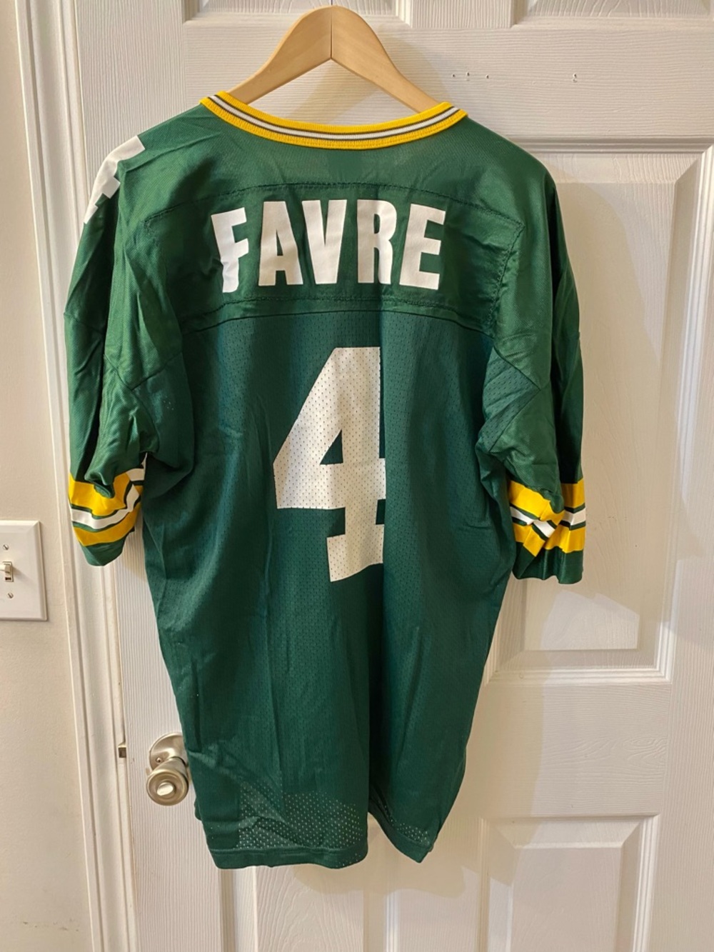 Vintage Brett FAVRE Green Bay Packers Champion Jersey Size 48 Men’s X-Large